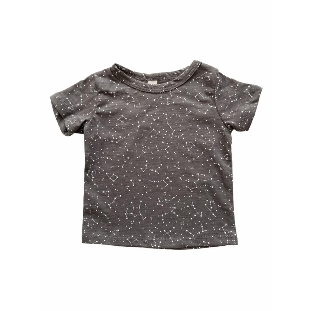 Childhoods Constellations On Faded Black Basic Tee Size 0-3m